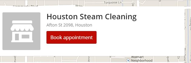 Schedule steam cleaning appointment